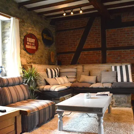 Vintage Holiday In Vencimont With Terrace Ferienhaus